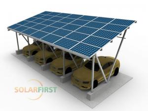 Aluminum Solar Ground Carport Mounting