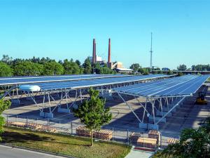 Solar PV carport mounting structures
