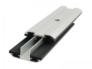 Frameless glass panel clamp