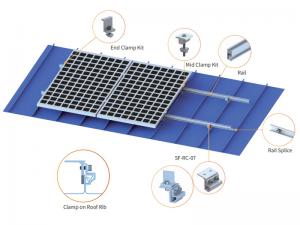 SolFirsTech METAL ROOF MOUNT - STANDING SEAM ROOF CLAMPS