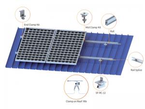 SolFirsTech METAL ROOF MOUNT - KLIP LOK ROOF CLAMPS