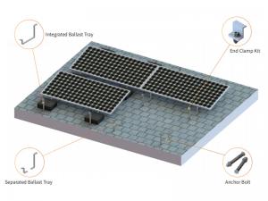 SolFirsTech CONCRETE ROOF MOUNT - UNIVERSAL BALLASTED ROOF MOUNT