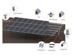 SolFirsTech PHC PILE GROUND MOUNT - ALUMINUM ALLOY