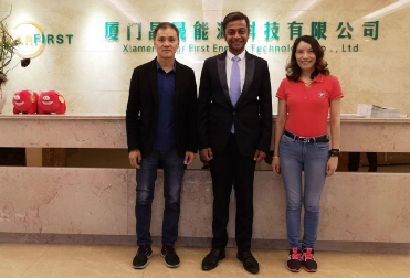 Nepalese customer visit us for 33MW solar project