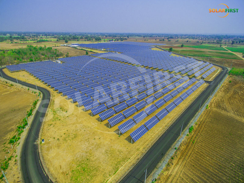 Thailand 10MW flat single-axis tracking project