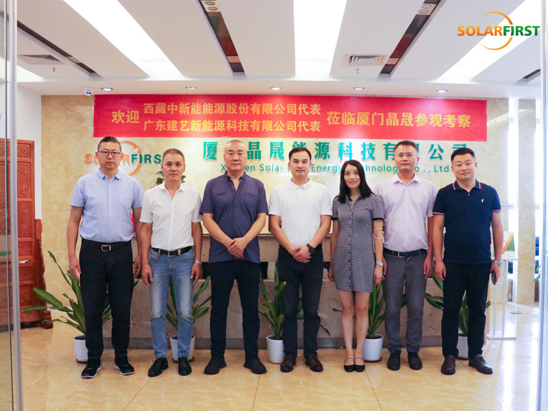 Guangdong Jianyi New Energy & Tibet Zhong Xin Neng Visited SolFirsTech Group