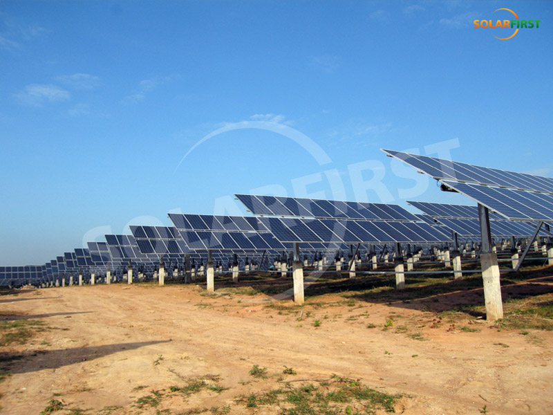 Thailand 120MW flat single-axis tracking project