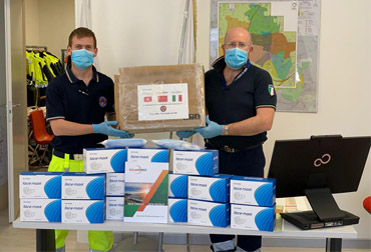 SolFirsTech's customer in Italy recieved an interview from township newspaper