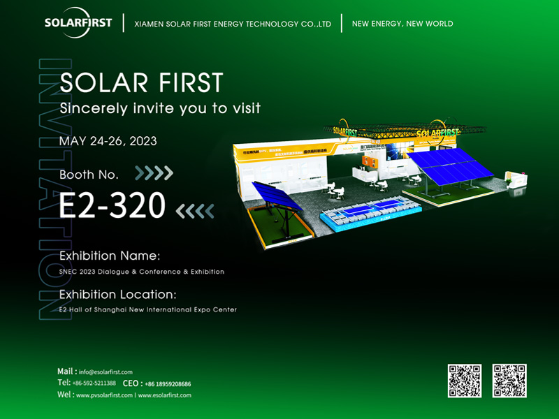 2023 SNEC - See you in our Exhibition location at E2-320 from May.24th to May.26th