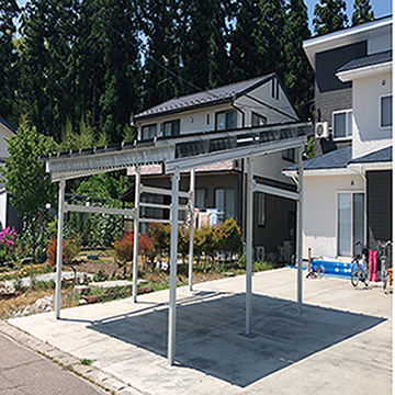 640KW Solar Carport Project (6.4KW *100 Units) in Japan 2020