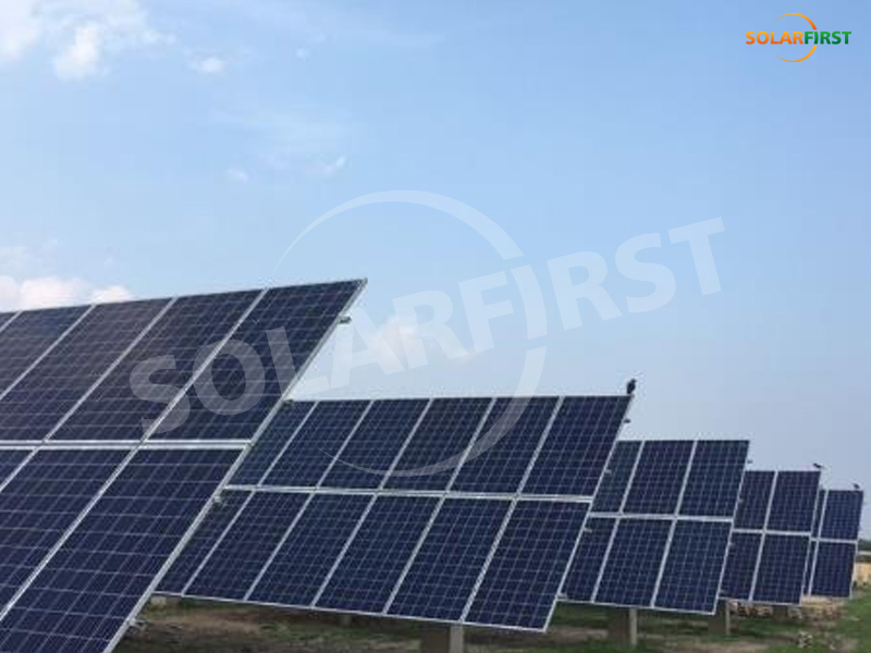 1.8MWp flat single shaft project in Tamil Nadu, India
