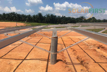37MW Solar Pile Mounting Project on Seaside