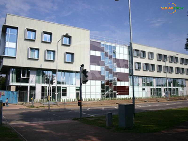 120KW BIPV Curtain Wall Project in Cambridge, UK