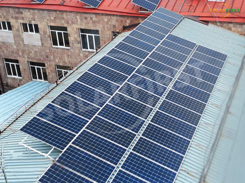 Armenia 400KW Metal Tile Roof Project