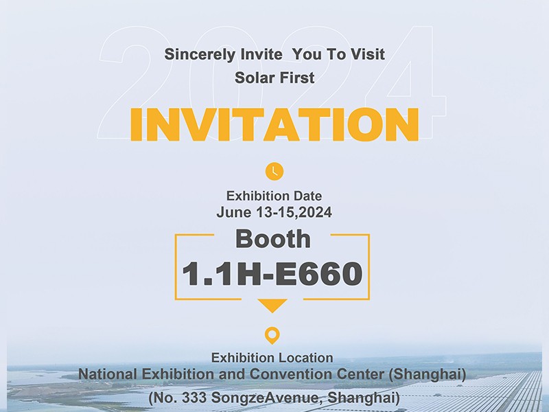 SolFirsTech Group cordially invites you to Shanghai SNEC EXPO 2024