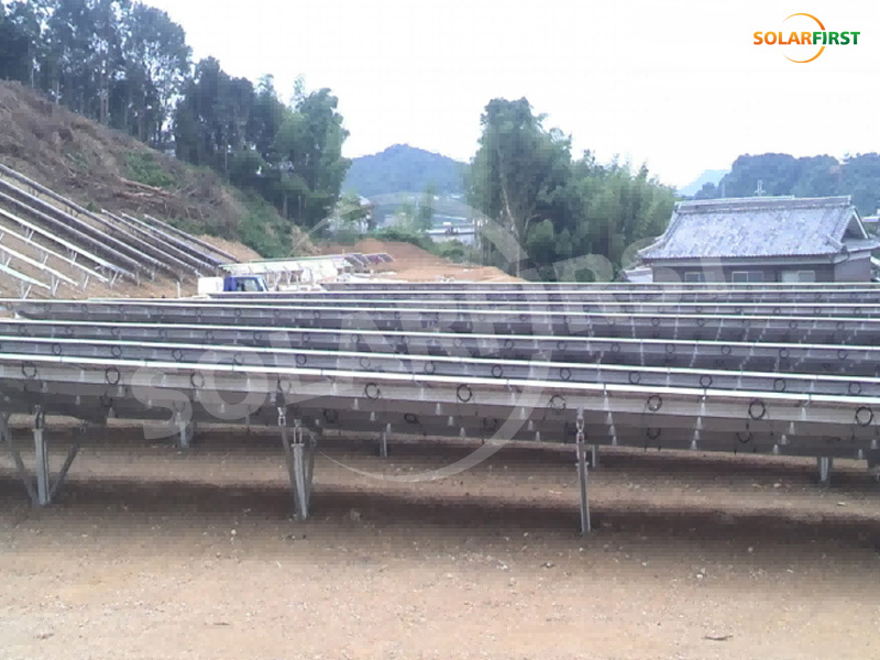 Japan 15MWp ground support project