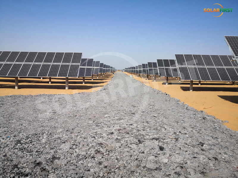 Yulin 55MW flat single-axis tracking project