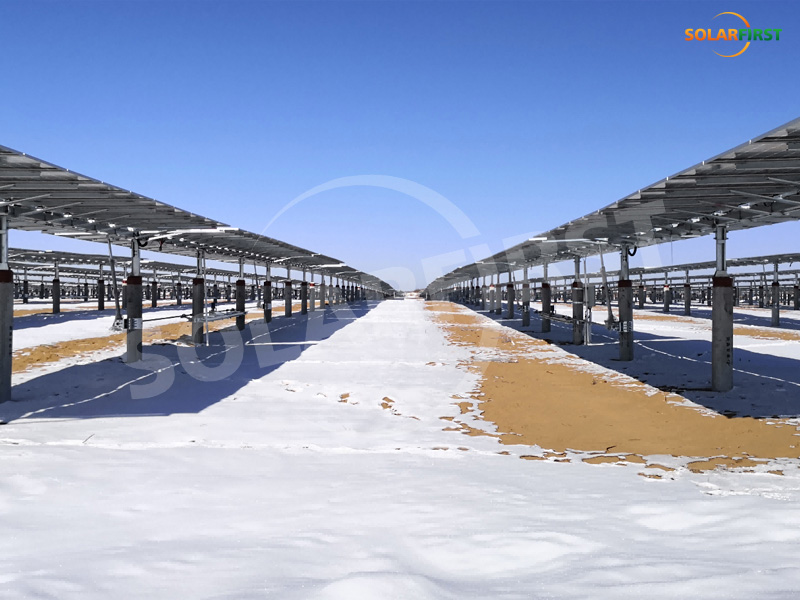 Shaanxi 20MWp flat single-axis tracking project